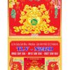 Lịch lò xo giữa dán nổi Lộc Túi Vàng